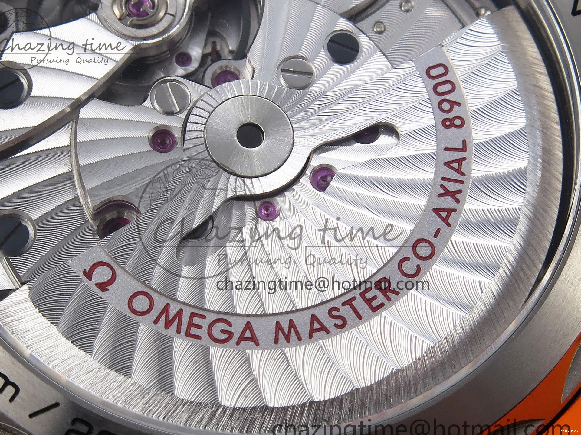 1226 Comfortable Planet Ocean 43.5mm SS VSF 1:1 Best Edition Black Orange Bezel Gray Dial on Nylon Strap A8900 Super Clone V 7730